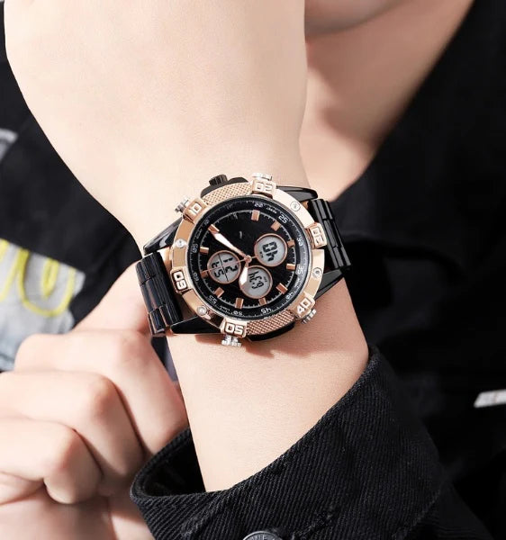 Father-Son Combo Deal | Kids GPS SmartWatch + ChronoDuo Titanium WaterProof Adult Watch