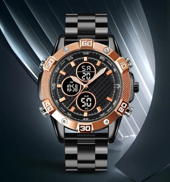 Father-Son Combo Deal | Kids GPS SmartWatch + ChronoDuo Titanium WaterProof Adult Watch