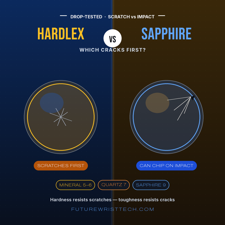 Hardlex vs Sapphire Crystal