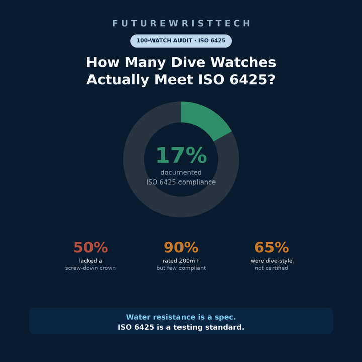 How Many Dive Watches Actually Meet ISO 6425? (2026)