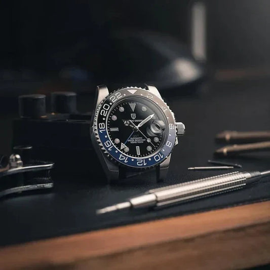 TitanPro 43mm Titanium Automatic Dive Watch - Lightweight & Durable