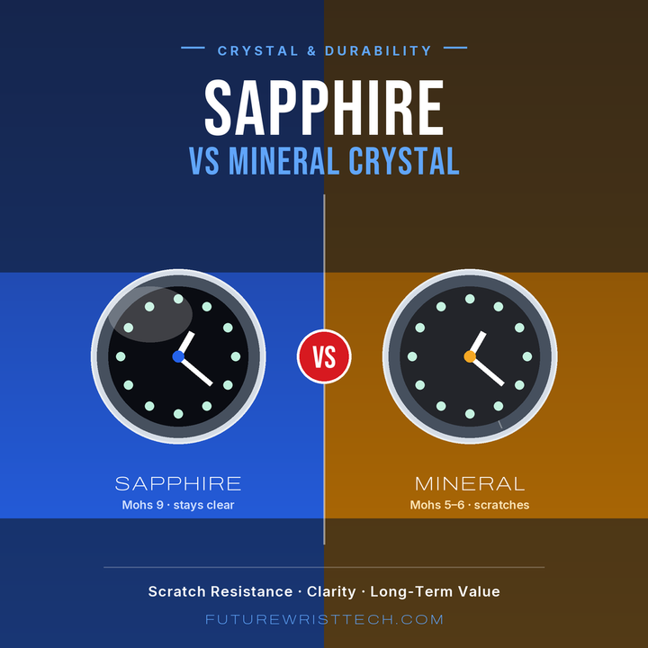 Sapphire vs Mineral Crystal