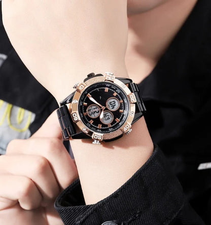 Father-Son Combo Deal | Kids GPS SmartWatch + ChronoDuo Titanium WaterProof Adult Watch
