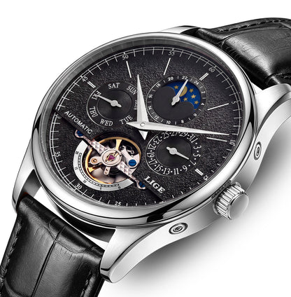 Skeleton Moon Phase Automatic Watch