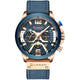 Rose Gold/Blue