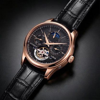 Skeleton Moon Phase Automatic Watch