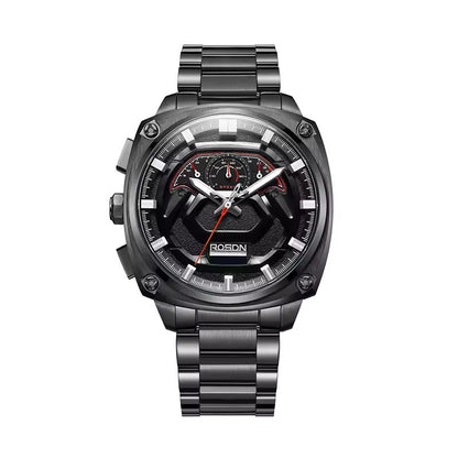 Future Wrist Men's Elite Quartz Watch with Chronograph and Skeleton Design