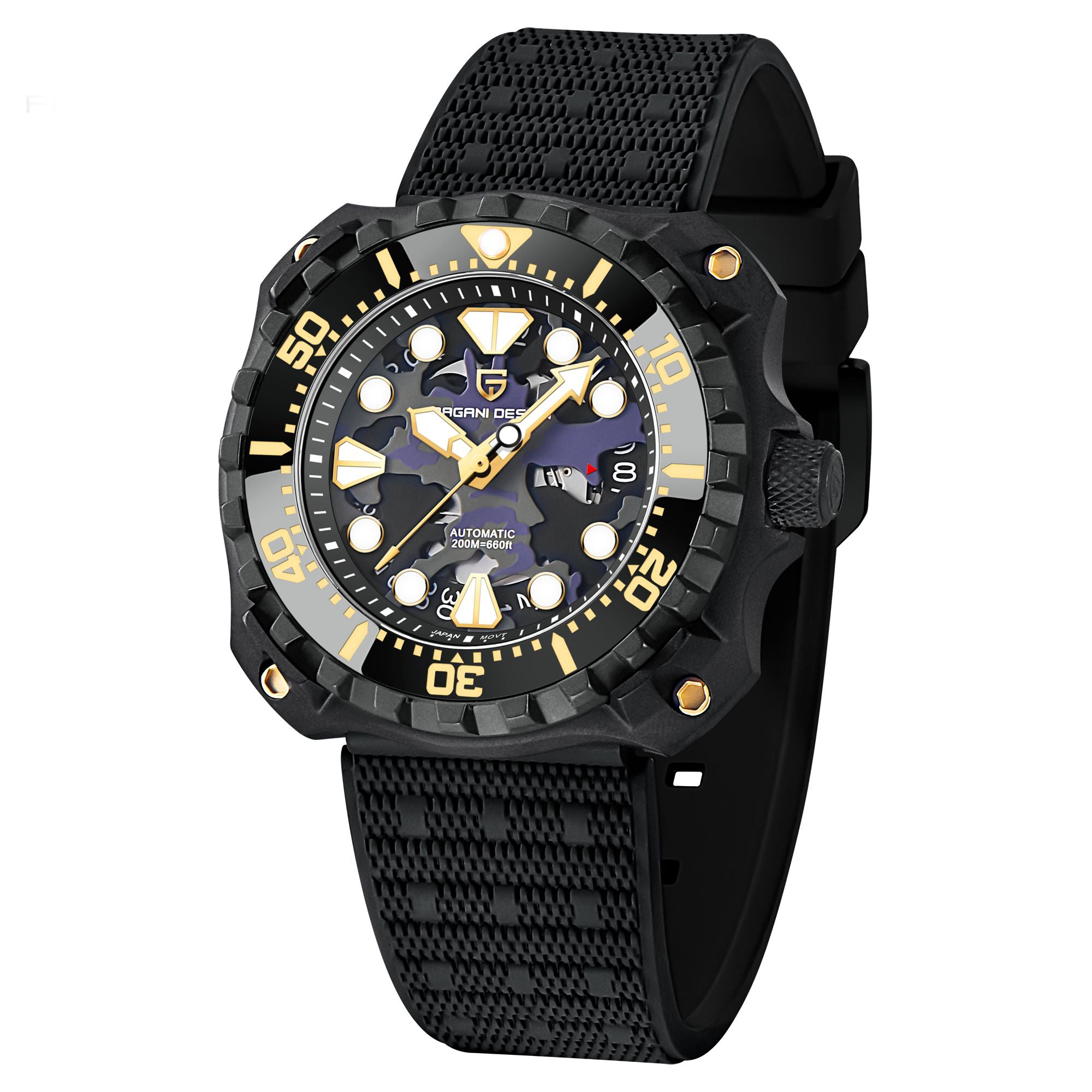 Skeleton Automatic Dive Watch 200M — NH35 Movement, Sapphire