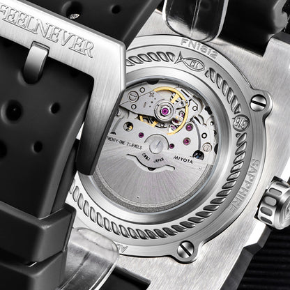 AbyssRift 100M Automatic 49mm Miyota 8215 Men’s Dive-Style Watch with Sapphire Crystal