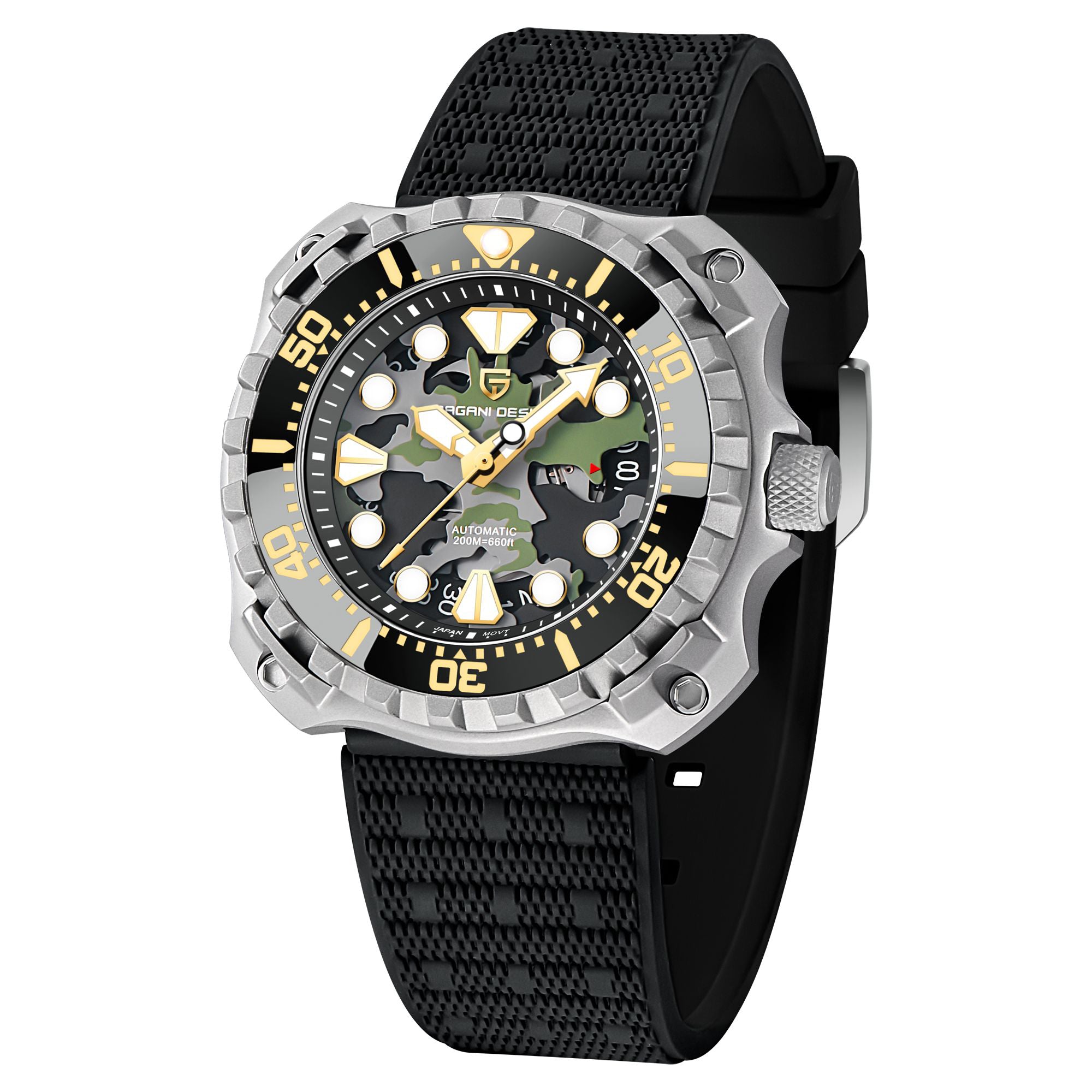 Skeleton Automatic Dive Watch 200M — NH35 Movement, Sapphire